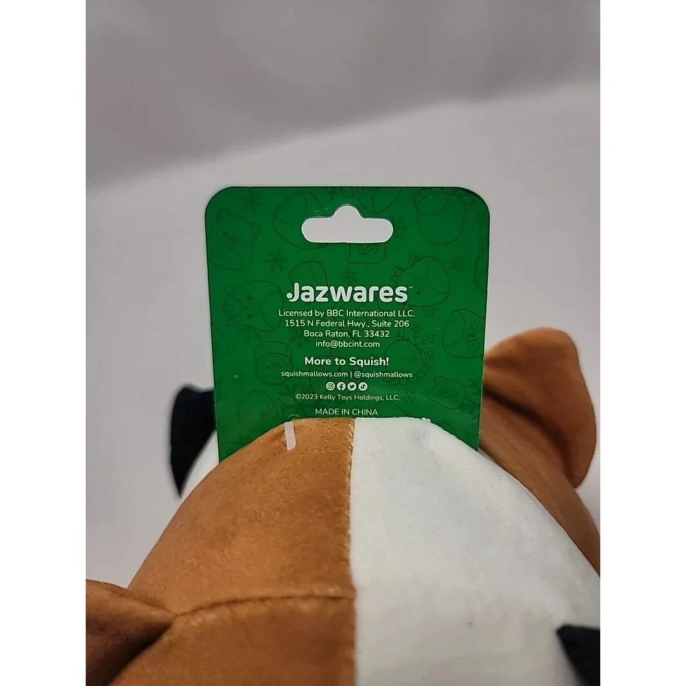 Jazwares Squishmallows‎ Original Cam The Cat Christmas Plush Slippers Kids 11/12